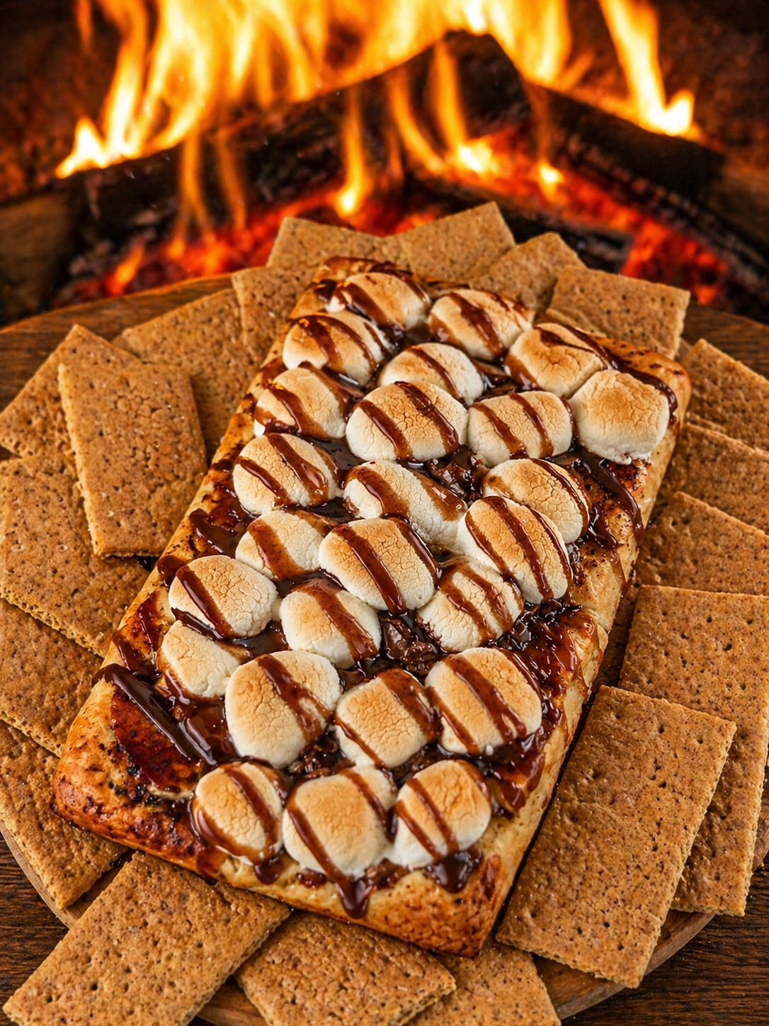 S'mores Smoked Cream Cheese Dessert